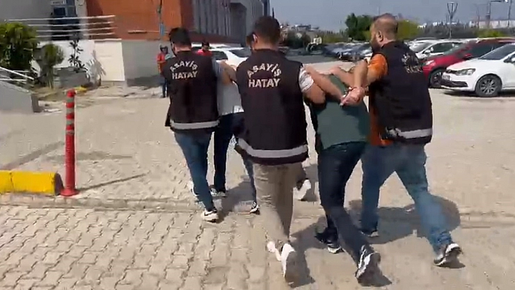 İskenderun'da şüpheliler tutuklandı