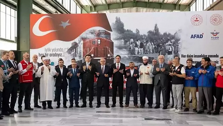 'İyilik Treni'nin 20'ncisi Afganistan'a hareket etti