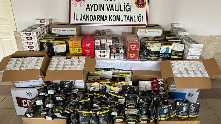 Jandarmadan 'bandrolsüz sigara' baskını:
