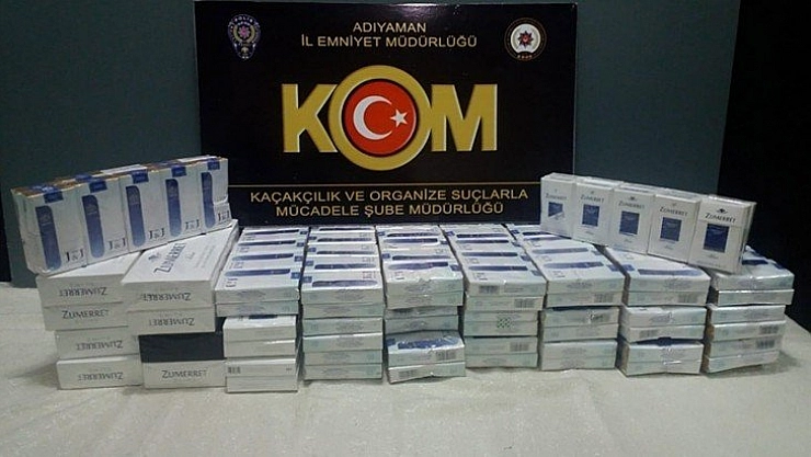 Kaçak sigara ele geçirildi