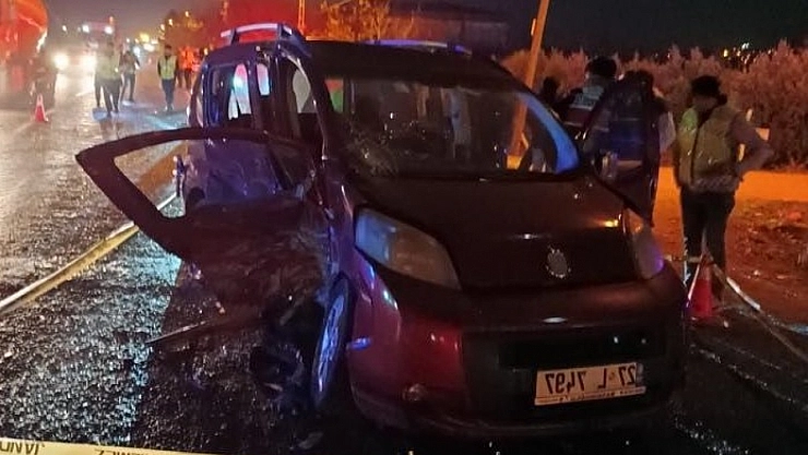 Kahramanmaraş'ta trafik kazası: 1 ölü, 2'si polis 3 yaralı
