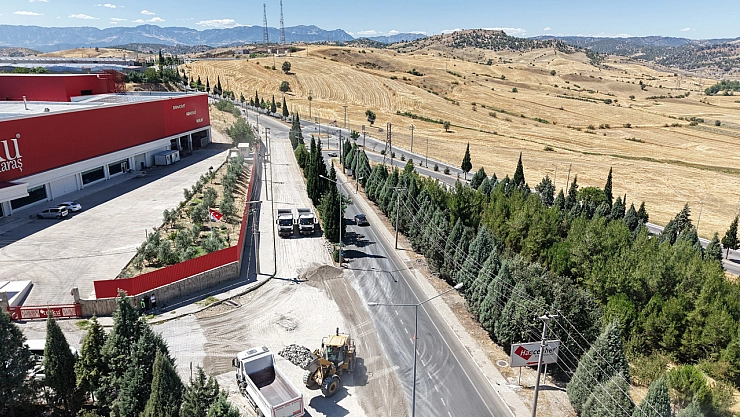 Kahramanmaraş'ta yol çalışmaları