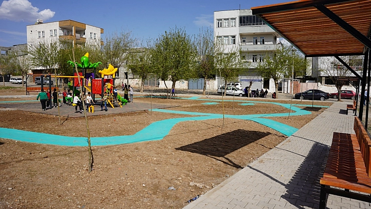 Kahta'da bayram hediyesi yeni yaşam alanları