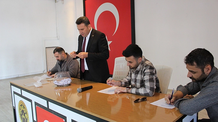 Kahta'da TYP kapsamında işçi alımı için kura çekildi