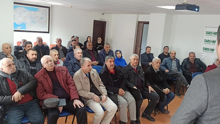 Kale'de çiftçiler bilgilendirildi