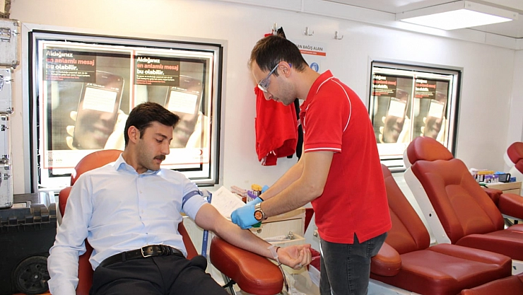 Kale'de kan bağışı kampanyası