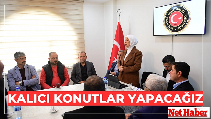 Kalıcı konutlar yapacağız