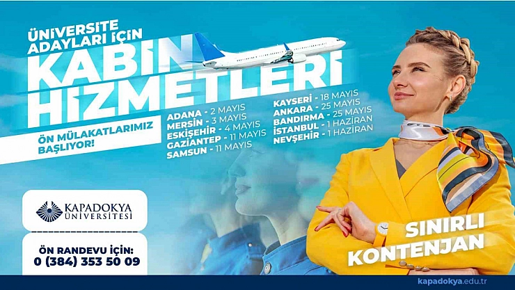 Kapadokya Üniversitesi'nde başlıyor