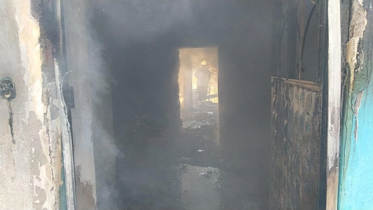 Karaman'da ev yangını