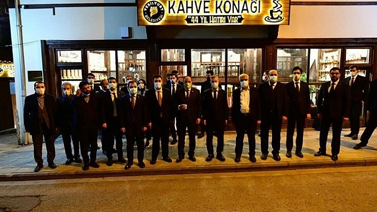 Kahve Konağını gezdiler