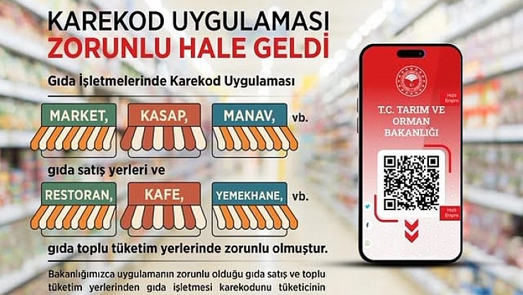 Karekod uygulaması zorunlu oldu