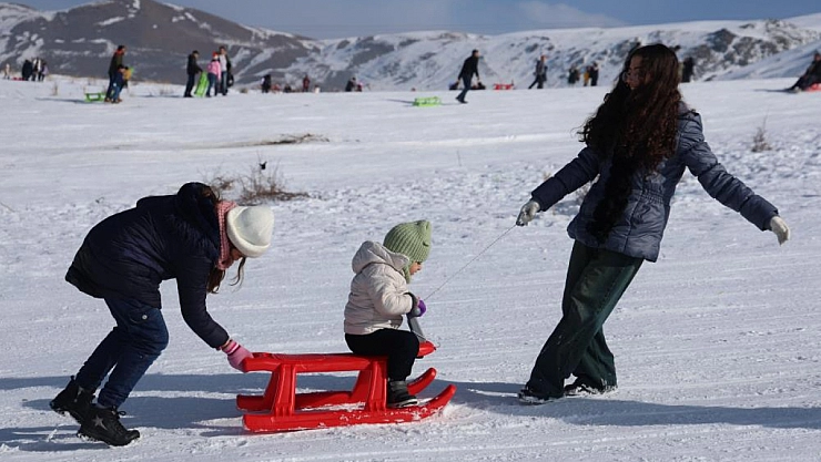 Kayak Merkezinde Sömestir Yoğunluğu