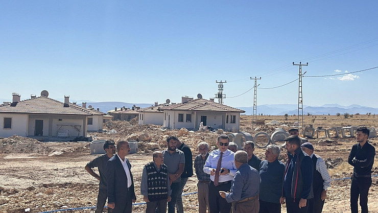 Kaymakam Kurt, kırsal konutları inceledi