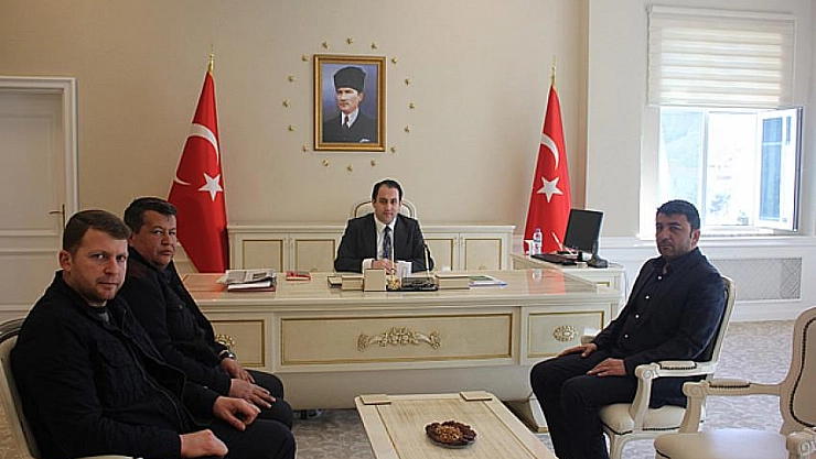 Kaymakam esnafı dinledi 