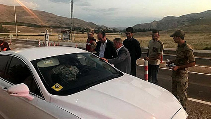 Kaymakam trafik denetiminde