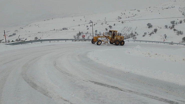 Kayseri'de kapalı yol kalmadı