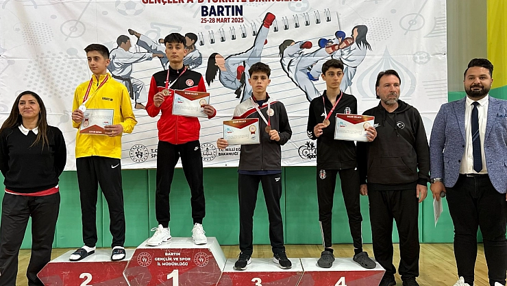 Kayserili sporculardan Bartın'da 4 madalya