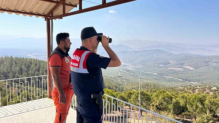 Kilis'te orman yangınlarına karşı denetim ve kontrol faaliyeti