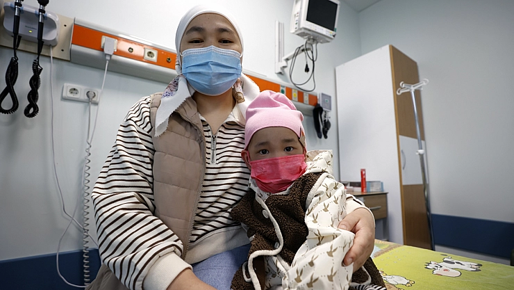 Kırgızistan'dan tedavi yolculuğu: Aradığı şifayı Malatya'da buldu…