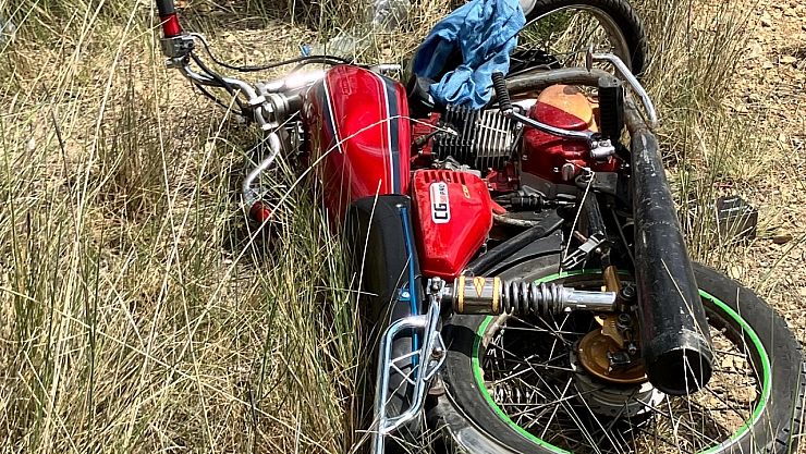 Kırıkkale'de motosiklet kazası: 1 yaralı