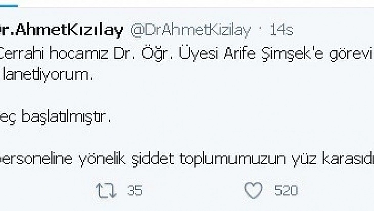 Kızılay saldırıyı kınadı