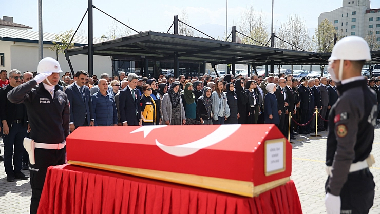 Komiser Göksel Özay'a veda! Malatya'da tören düzenlendi