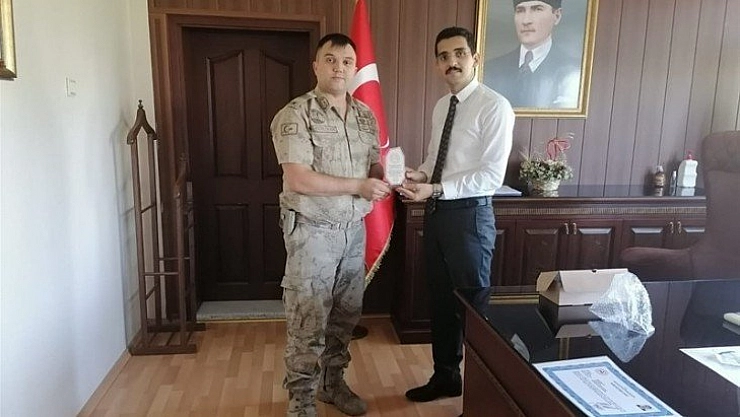 Komutan'dan veda ziyareti