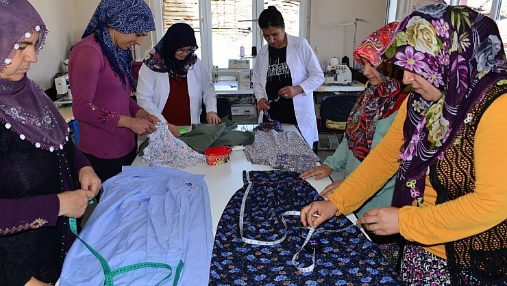 Dikiş kursuna yoğun ilgi