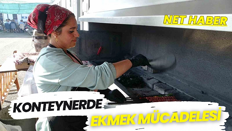 Konteynerde ekmek mücadelesi