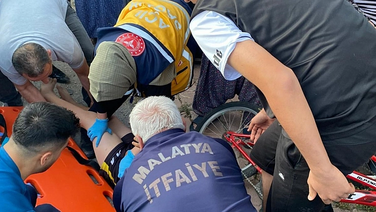 Kontrolden çıktı çocukların arasına daldı