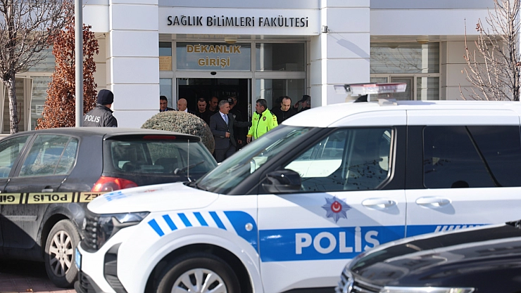 Konya'da fakültede dekan yardımcısı vuruldu