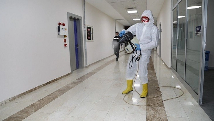 Koronavirüse karşı dezenfekte çalışmaları