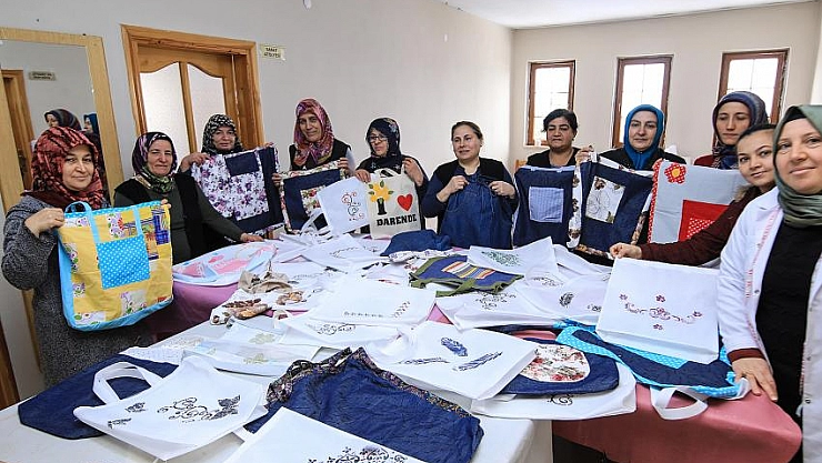 Kullanılmayan kumaşlar bez torba oluyor