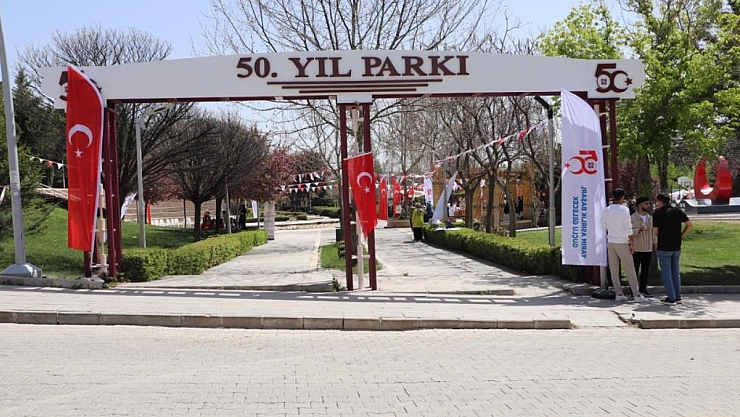 Kültür Park, '50. Yıl Parkı' oldu