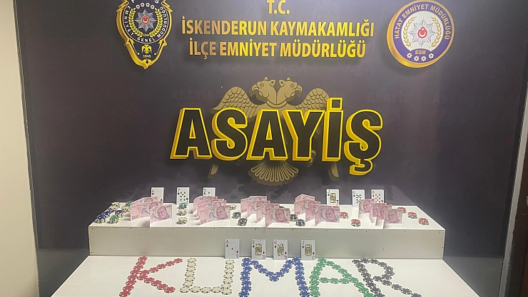 Kumar oynarken polise kimlik sormak oldu