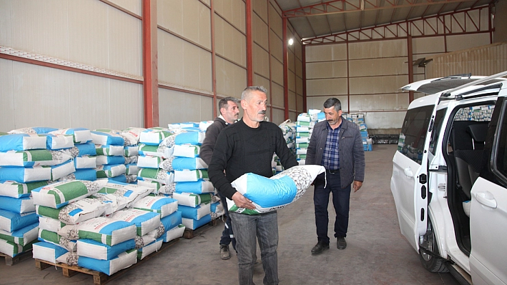 Kuru fasulye tohumu dağıtıldı