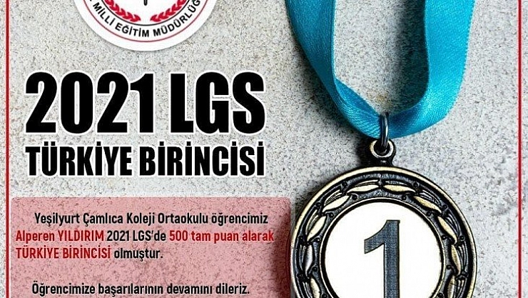 Türkiye birincisi oldu