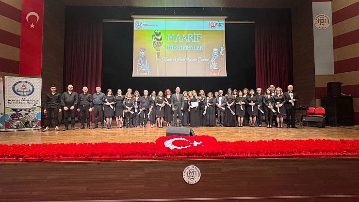 Maarif öğretmenlerinden müzik ve dans ziyafeti