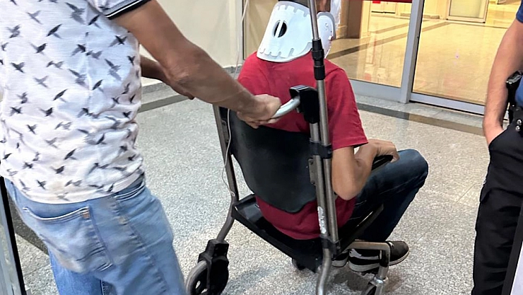 Maç oynarken saldırıya uğradı