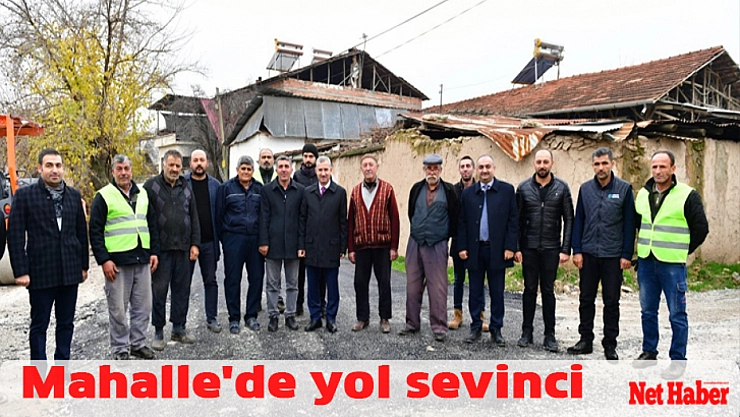 Mahalle'de yol sevinci