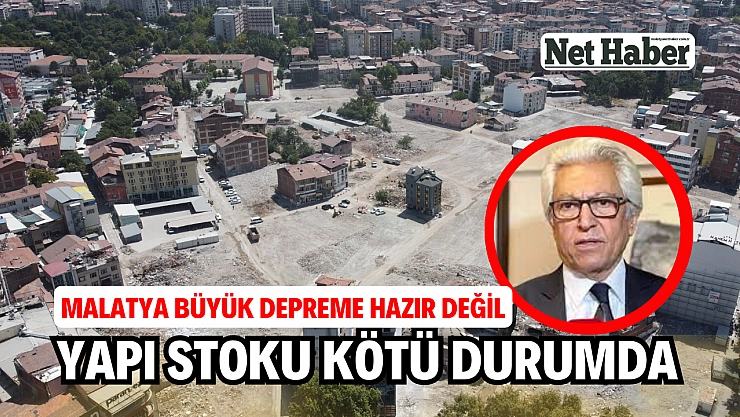 Malatya büyük depreme hazır değil yapı stoku kötü durumda