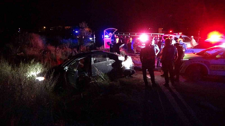 Malatya'da 'dur' ihtarına uymadı| Araç dereye uçtu: 4 yaralı