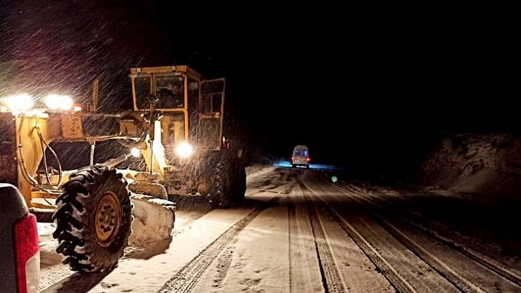 26 kırsal mahalle yolu ulaşıma kapalı