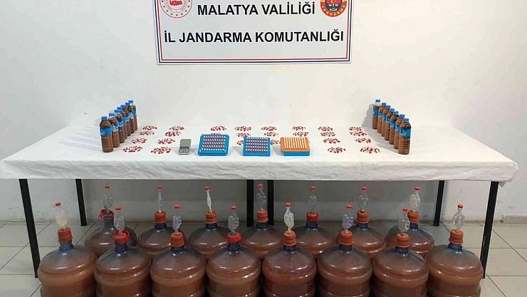 292 litre sahte içki ele geçirildi