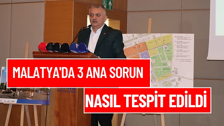 Malatya'da 3 ana sorun nasıl tespit edildi