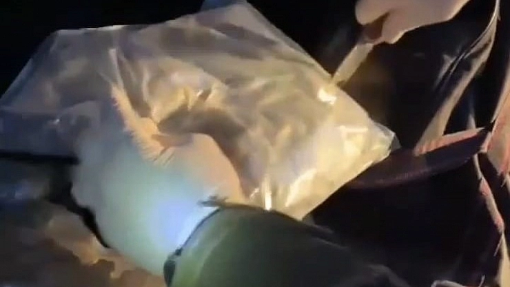Malatya'da 2 valiz içinde 72 paket ele geçirildi