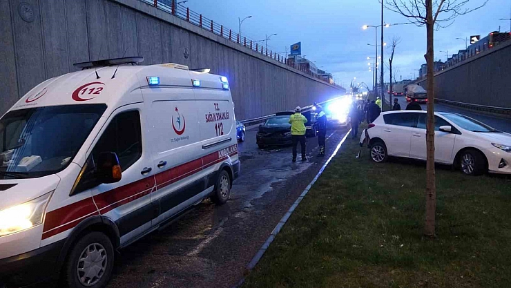 Malatya'da zincirleme kaza!