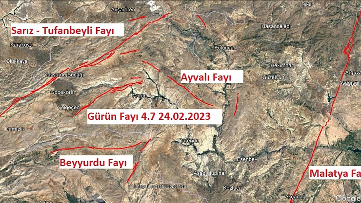 Malatya'da Beyyurdu Fayı deprem mi üretiyor?