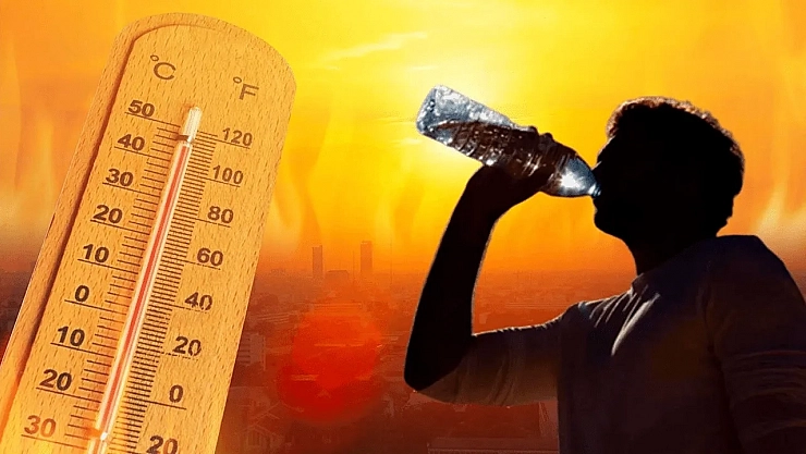 Malatya'da bunaltıcı sıcaklar! Gölgede 43 derece!