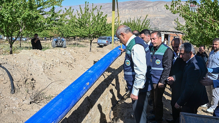 Malatya'da çiftçilere 250 bin metre sulama borusu dağıtıldı